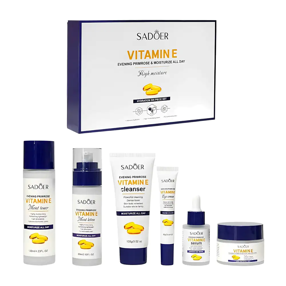 Set de 6 cremas hidratantes para el cuidado de la piel con vitamina e…