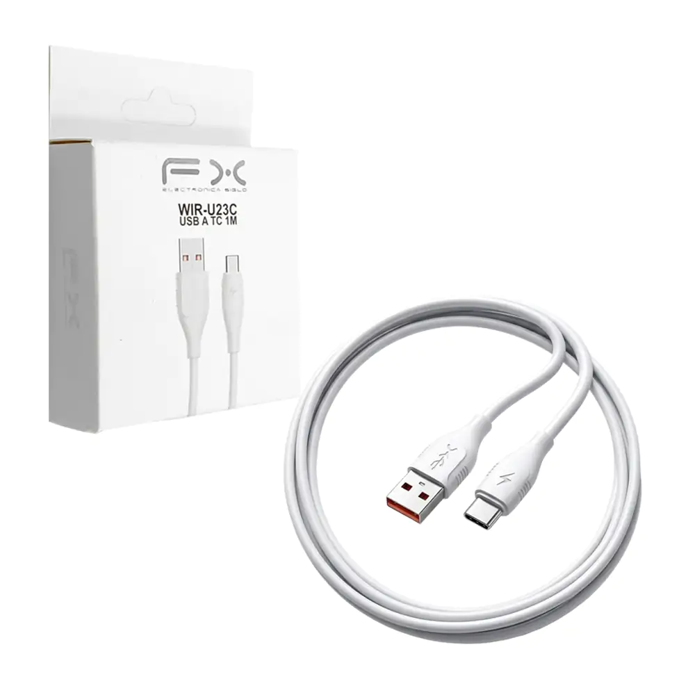 Cable usb a tipo c fx de 1m con carga rápida / wir-u23c