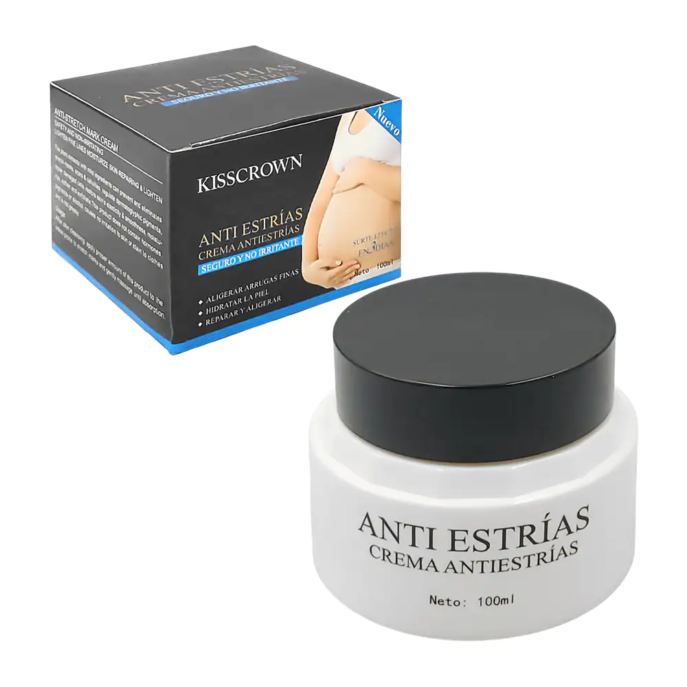 Crema antiestrias kisscrown para prevenir y reducir marcas de las est…
