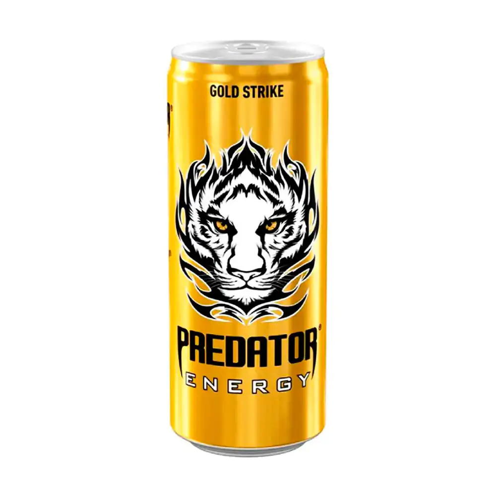 Bebida energética predator gold strike clásico, 473ml / 022705