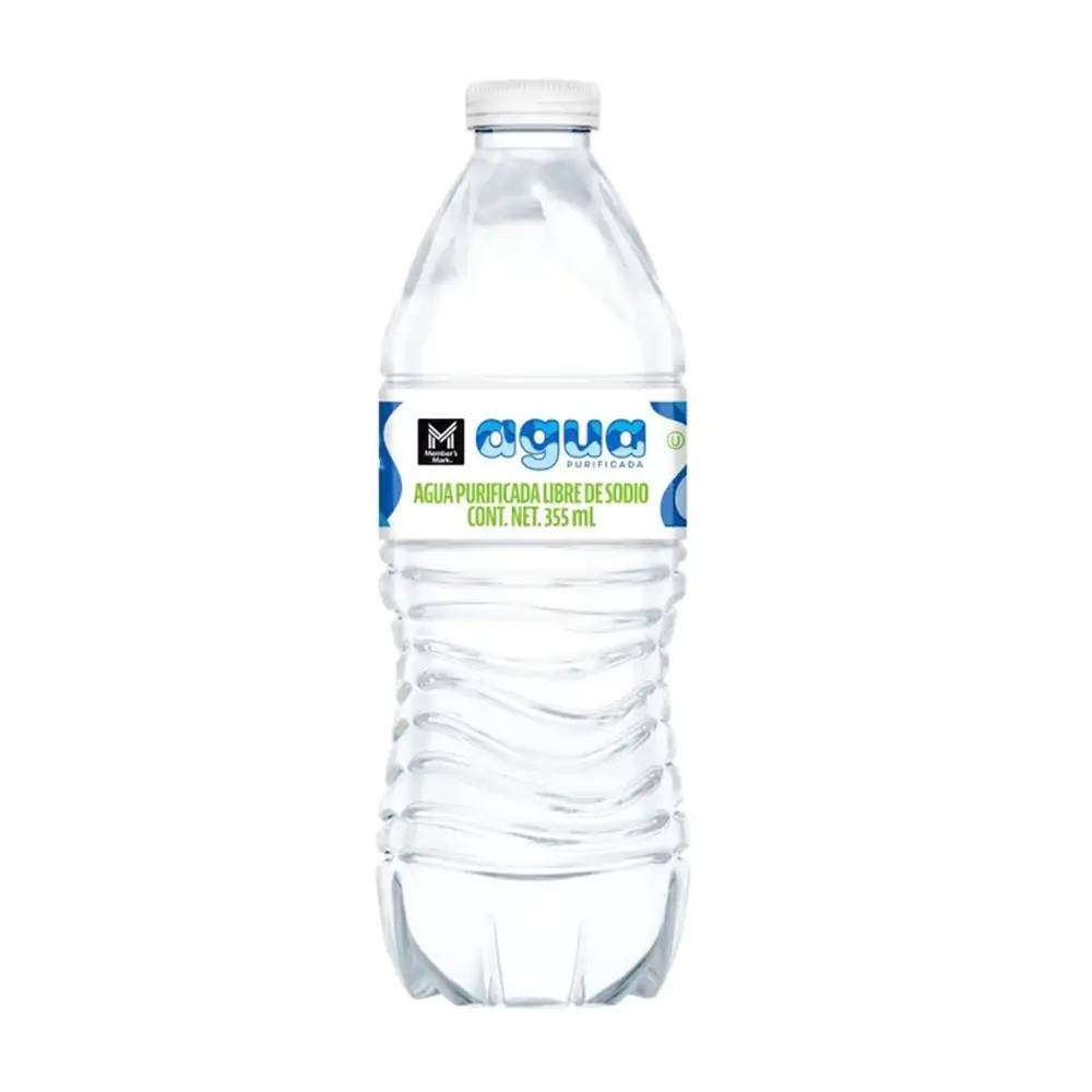 1pz botella de agua con 355ml libre de sodio / 041837
