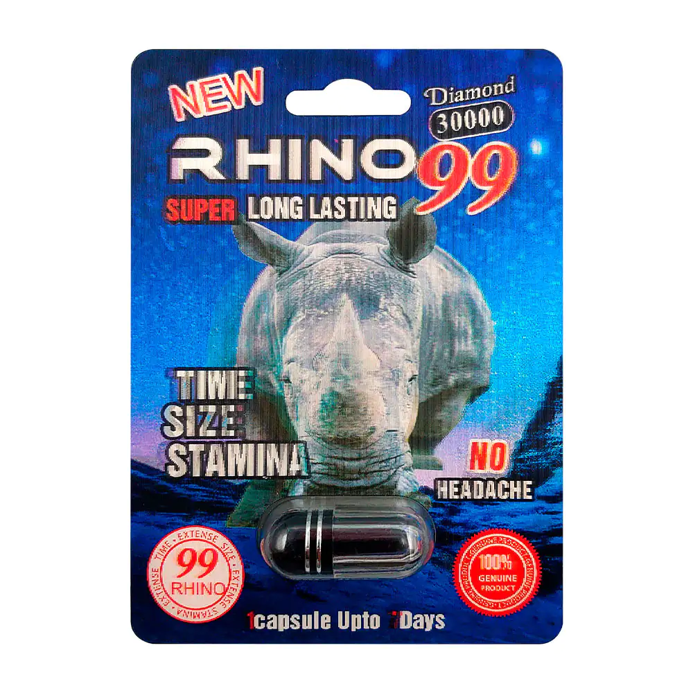 1pz pastilla rhino 99 estimulante para aumentar la duración el acto s…