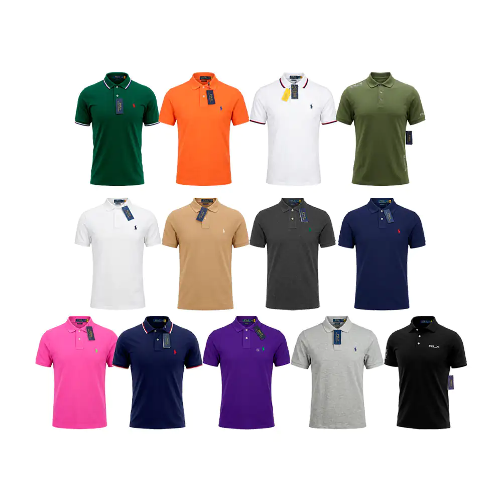Playera polo ralph lauren de manga corta, variedad de colores y diseñ…