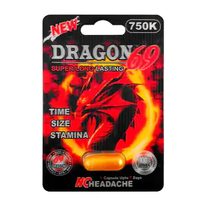 1pz pastilla dragón 69 estimulante para aumentar el tamaño y estimula…