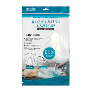 Bolsa de plástico con válvula de vacío para reducir espacio, 68x98cm …