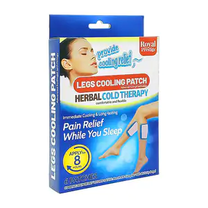 Paquete con 6 parches para piernas, mentol y alcanfor para tratar el …