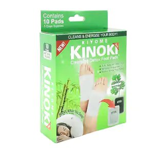 Caja con 10 parches kinoki desintoxicantes con extracto de bambú / 14…