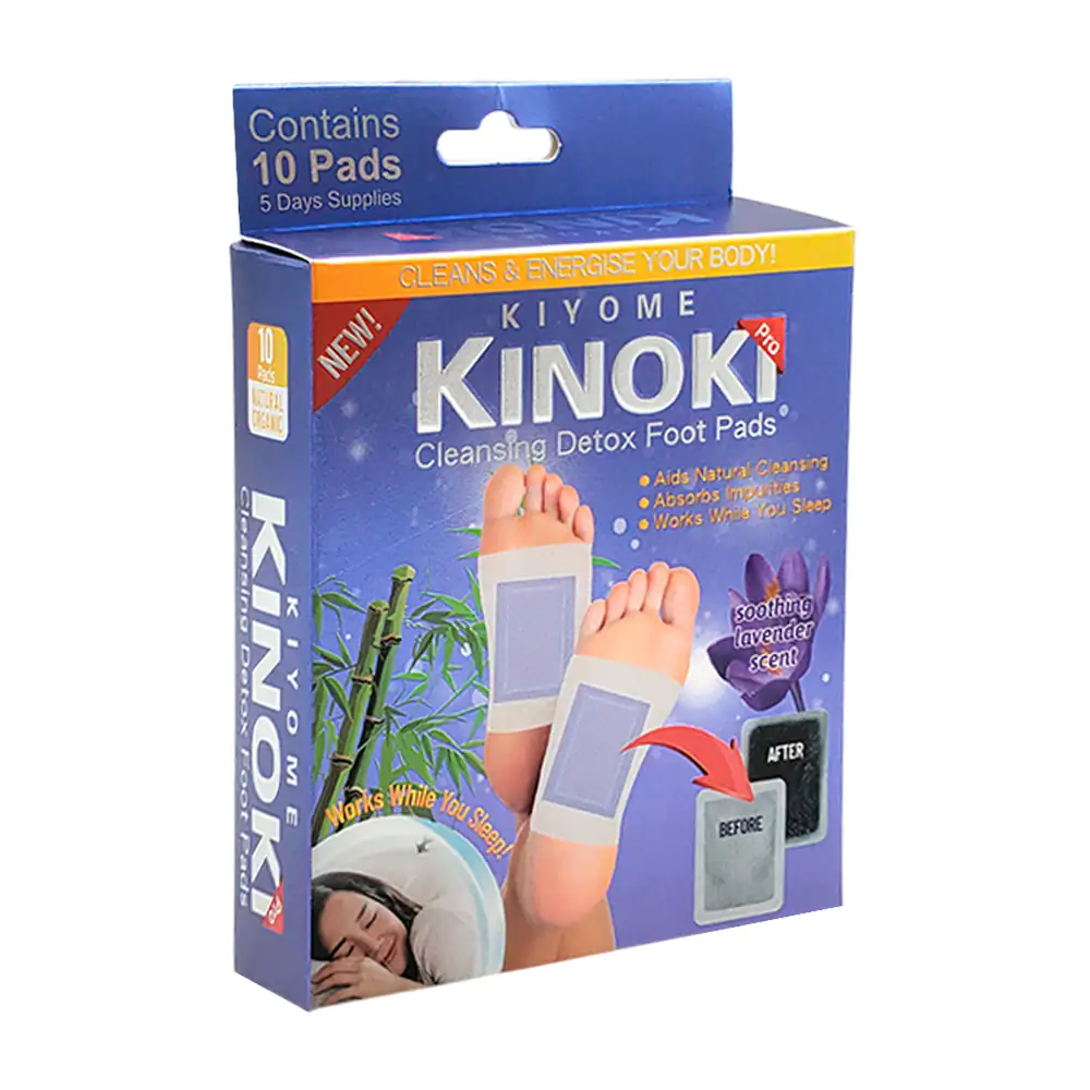 Caja con 10 parches kinoki desintoxicantes con extracto de lavanda / …