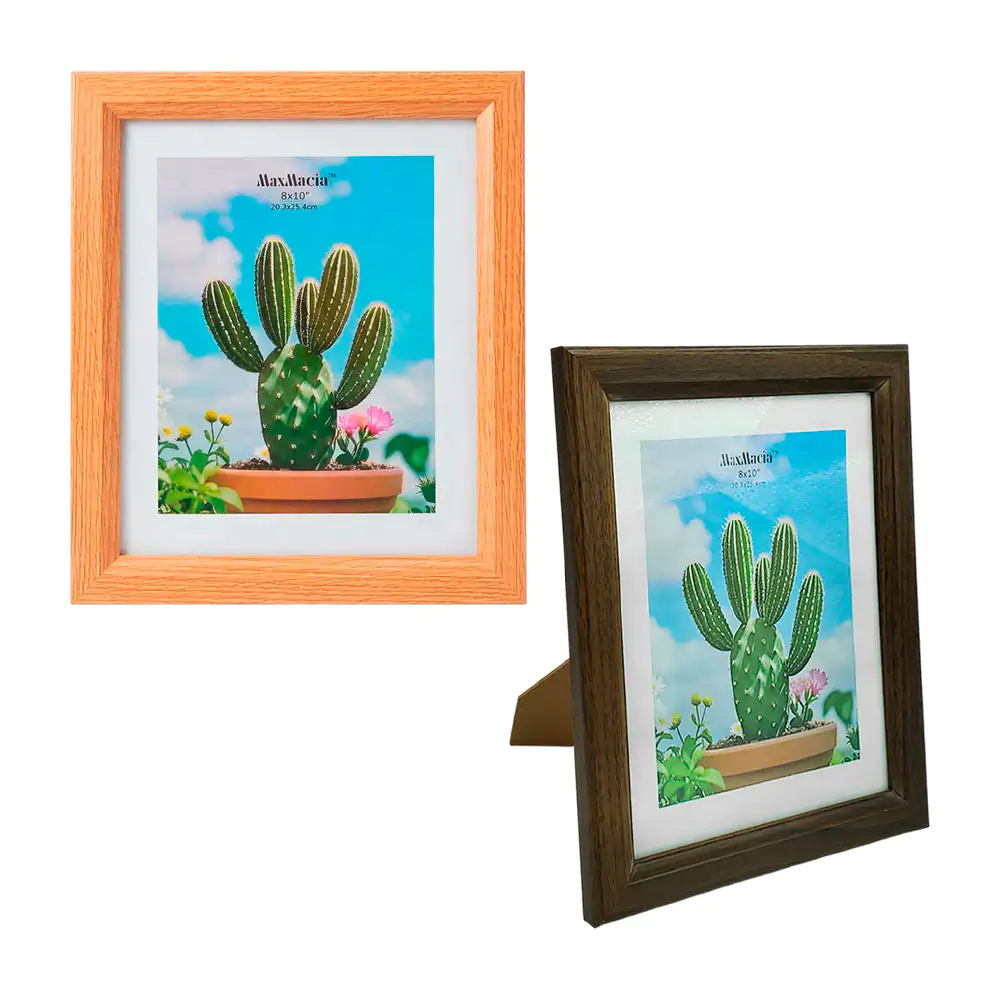 Portarretrato con diseño clásico de madera, 20.3x25.4cm, variedad de …
