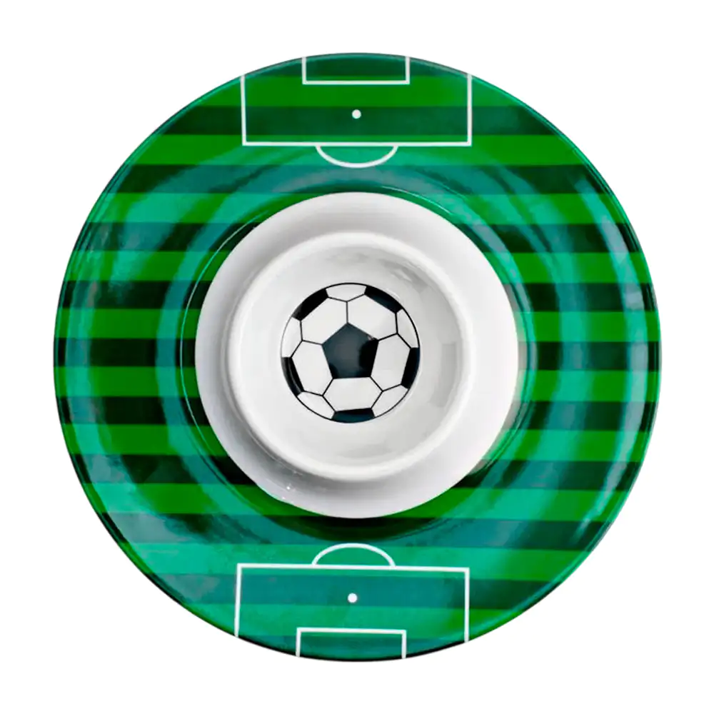 Charola botanera con temática de fútbol, 33cm / 1762-649ch