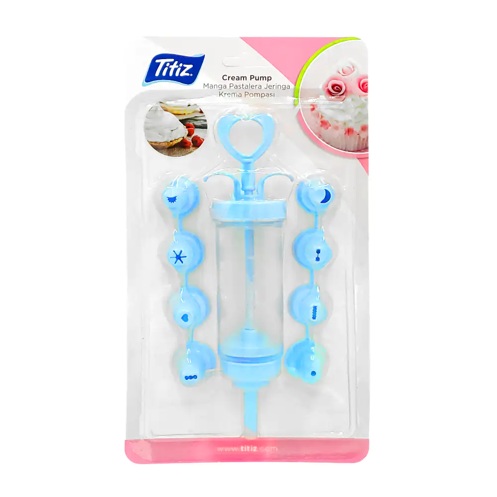Blíster con duya de plástico para decorar + 8 puntas intercambiables,…