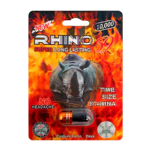 1pz pastilla rhino para estimular la duración y aumentar el tamaño de…