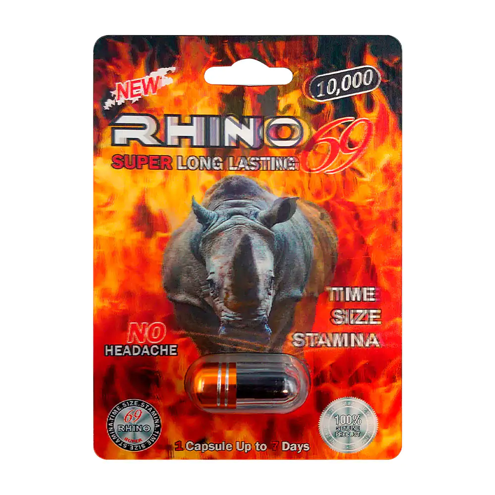 1pz pastilla rhino para estimular la duración y aumentar el tamaño de…