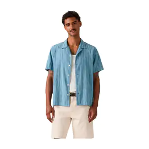 Camisa levis original, casual manga corta con diseño de rayas y efect…