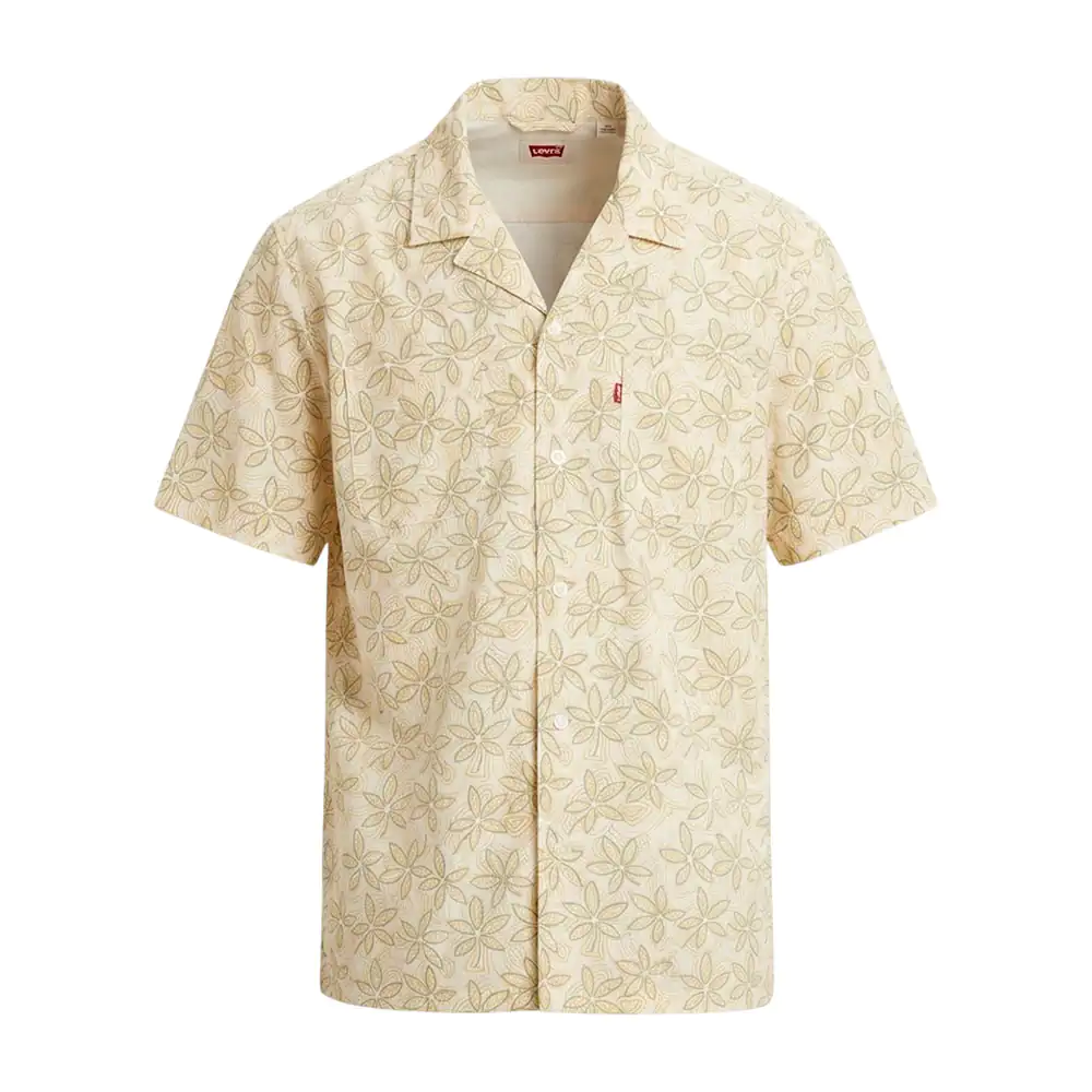 Camisa levis casual de manga corta con estampado de flores, variedad …