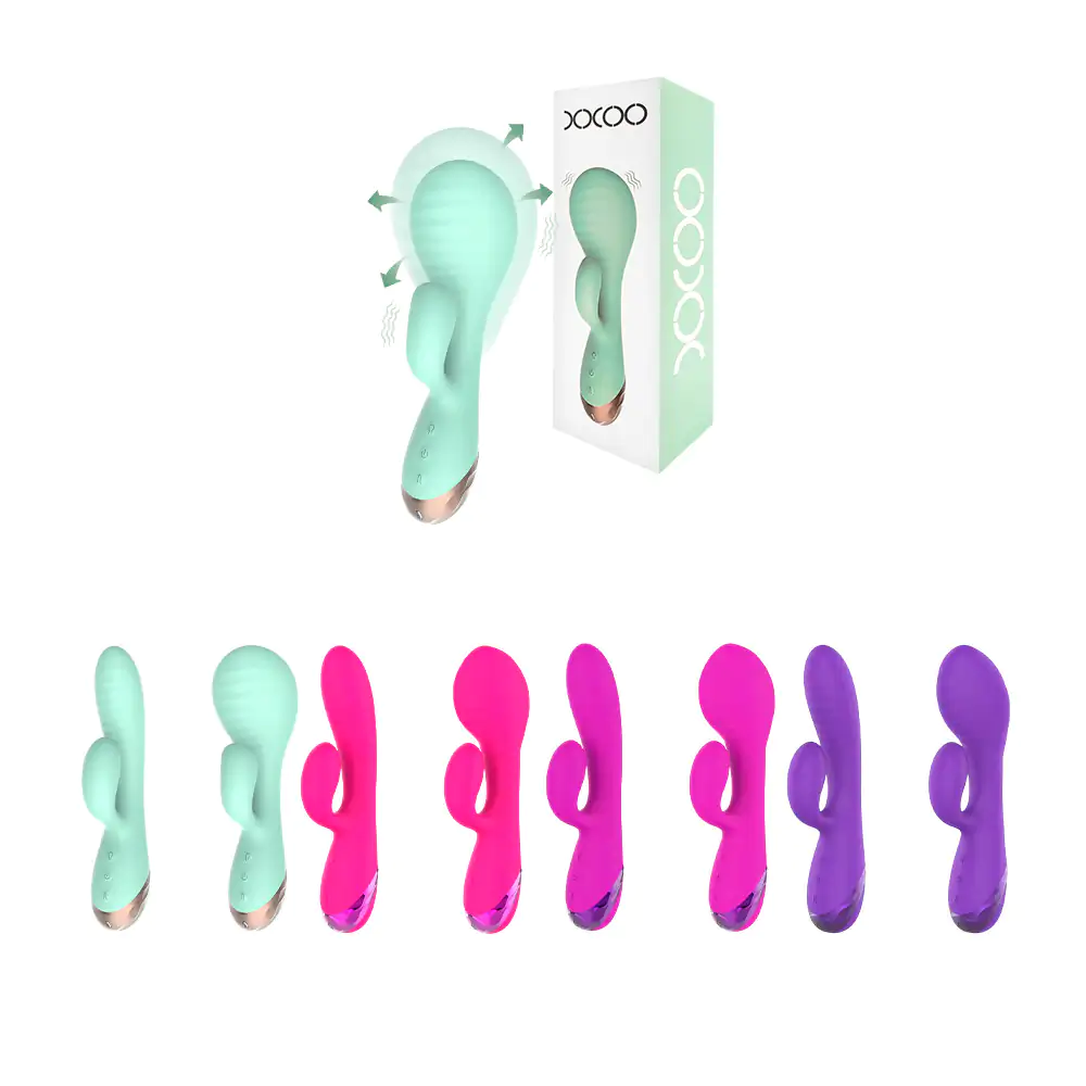 Dildo consolador con estimulador para chicas y cabeza inflable, varie…