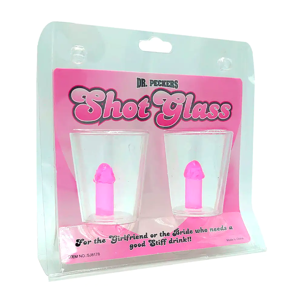 Paquete con 2 vasos tequileros para despedida de soltera / 23313