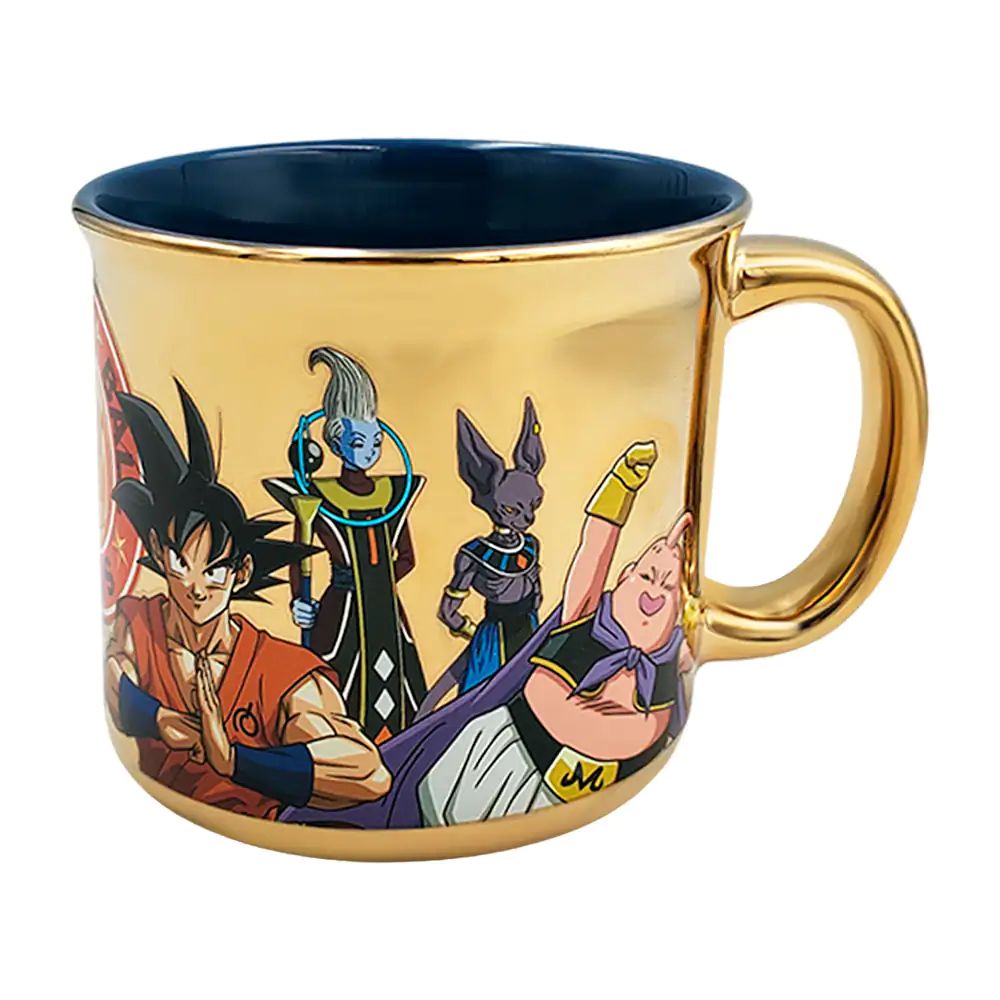 Taza tipo tarro efecto tornasol, estampado de personaje animado de pe…