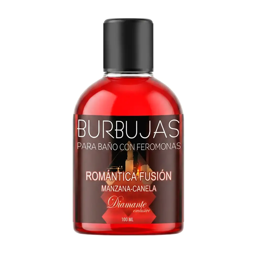 Burbujas para bañera con feromonas naturales, aroma manzana-canela, 1…