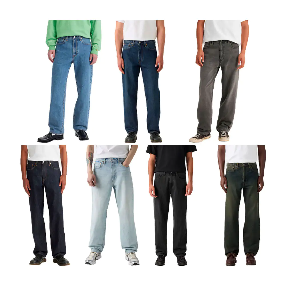 Pantalón levis de mezclilla corte 568 stay loose, variedad de modelos…