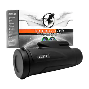 Telescopio monocular de alta definición con tripie + soporte para cel…