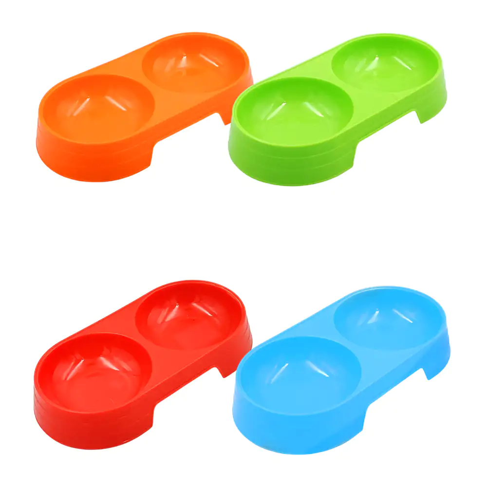 Plato doble para mascota de plástico resistente, comedero y bebedero …
