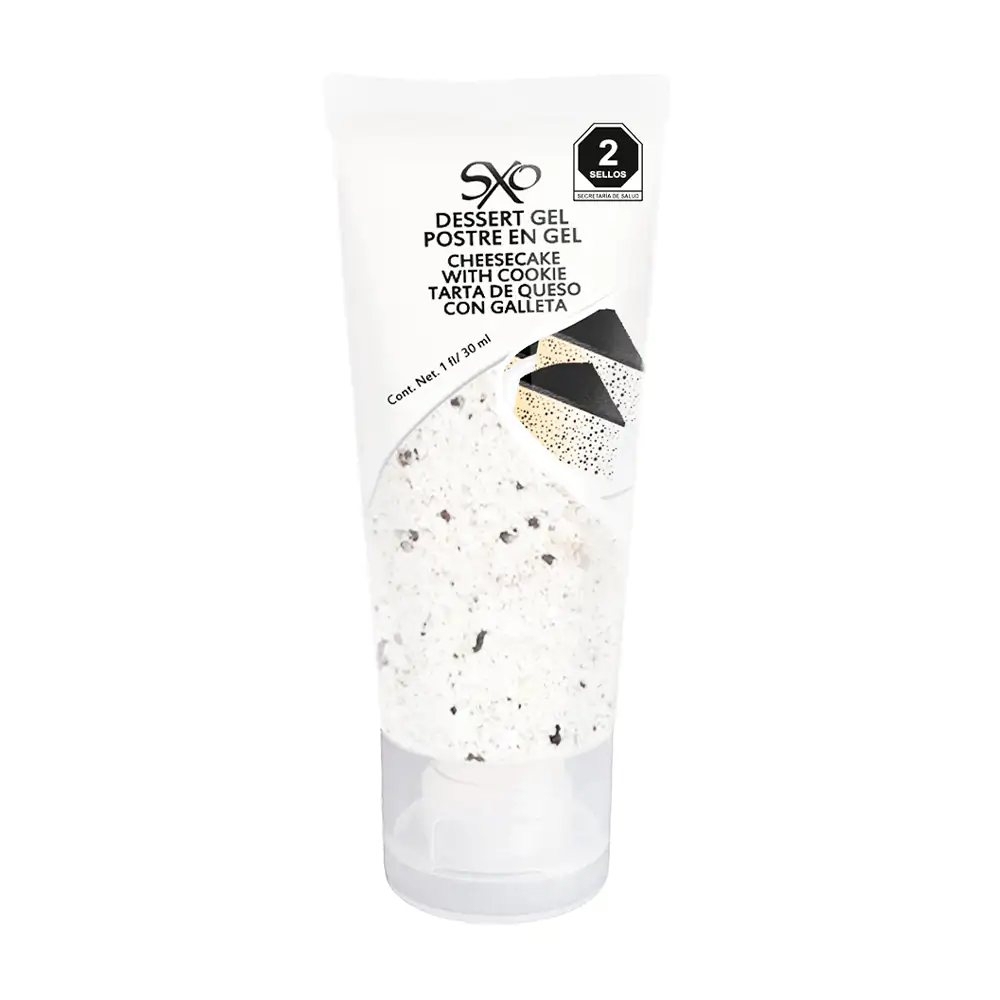 Gel corporal comestible con aroma y sabor a cheesecake de galleta, 30g