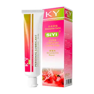 Lubricante siyi a base de agua, aroma y sabor a fresa, 50g / 400530