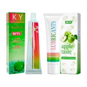 Lubricante siyi a base de agua, aroma y sabor a manzana verde, 50g / …