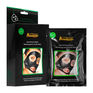 Paquete con 10 mascarillas peel off morexbeauty con carbón activado y…
