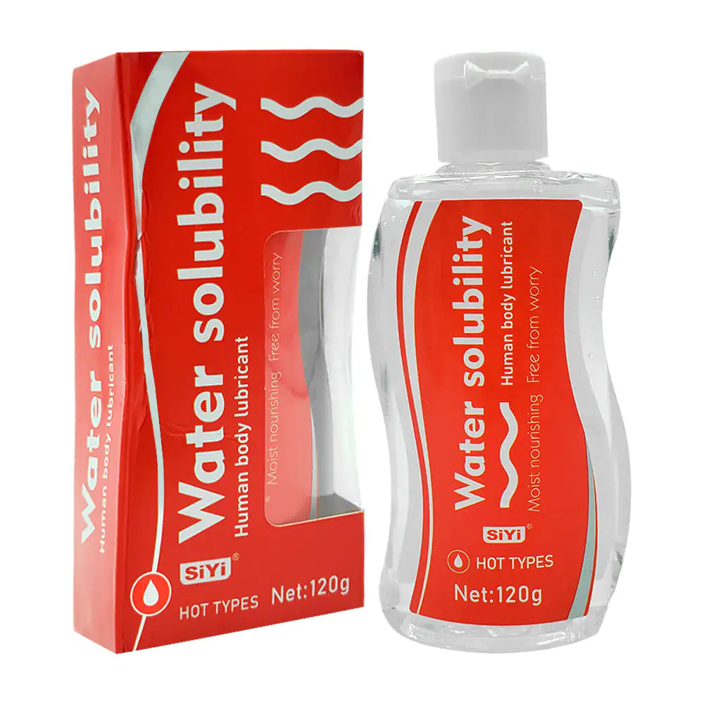 Gel lubricante siyi a base de agua con efecto térmico estimulante, 12…