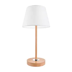 Lámpara para buro con diseño clásico, 56cm en base metálica / e27 / 6…