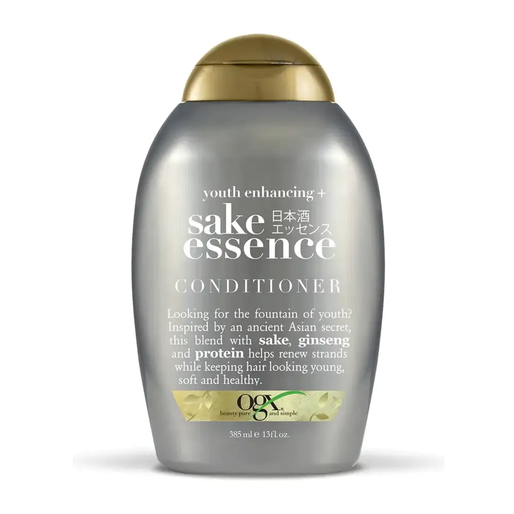 Acondicionador ogx de 385ml con esencia de sake para el cuidado capil…