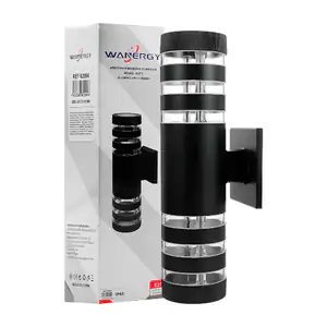 Arbolante moderno cilíndrico de aluminio reforzado con vidrio, 10wx2 …