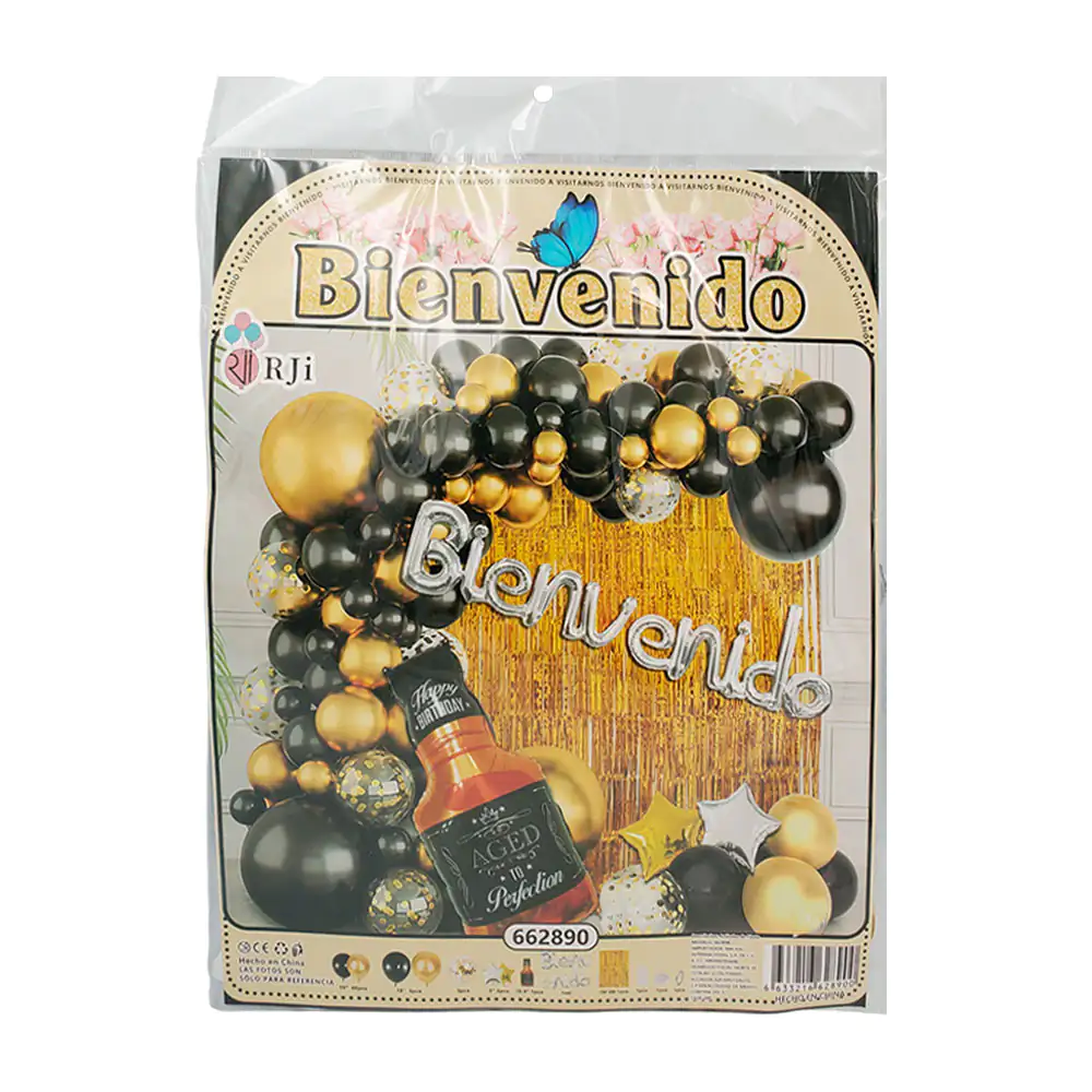 Kii decorativo rji con temática de bienvenida de 54pcs + globo de beb…