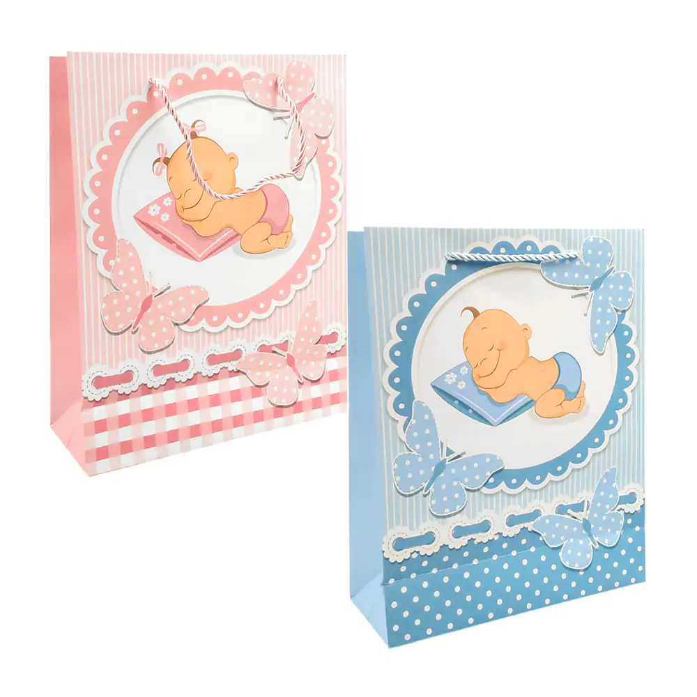 Bolsa de regalo rji con temática de baby shower, variedad de diseños,…