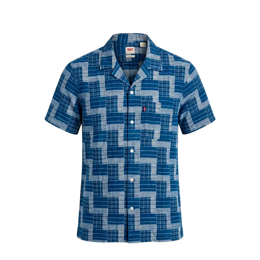 Camisa relaxed levis para vestir, cuadros bicolor, variedad de tallas…