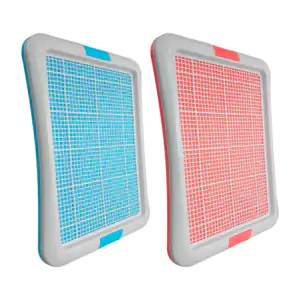 Tapete entrenador de plástico para mascota con accesorio, 63.5x47x5cm…