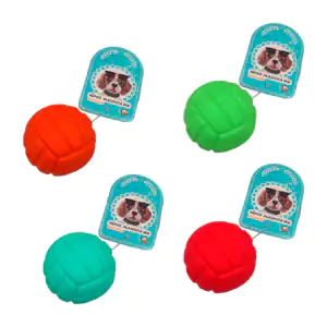 Pelota - mordedera estilo voleibol con chifle de plástico resistente …