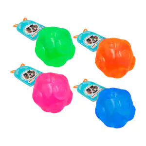 Pelota para mascota de plástico resistente con diseño futurista en co…