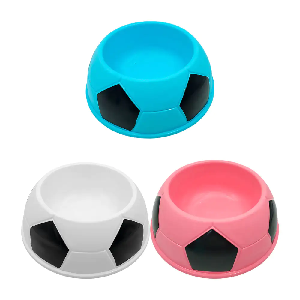 Plato - tazón grande de plástico resistente en forma de balón para ma…