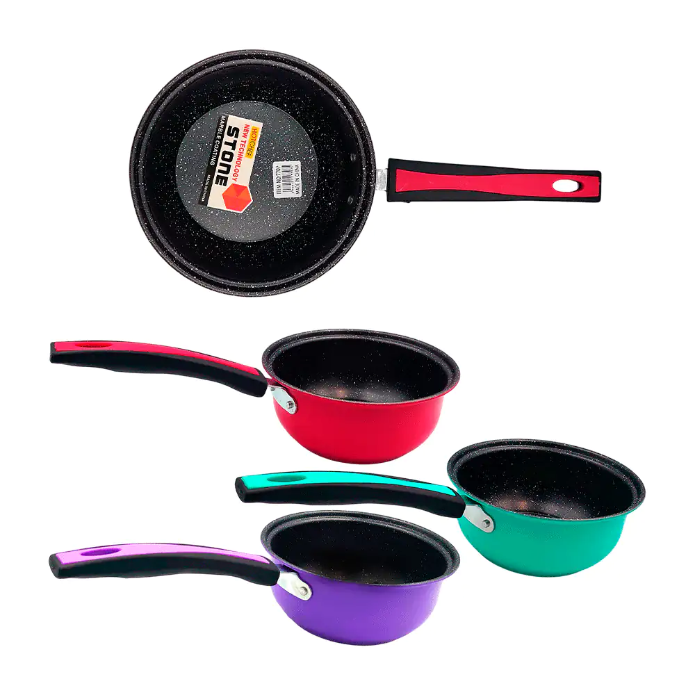 Cacerola antiadherente hotchef de 18cm con mango de plástico, varieda…
