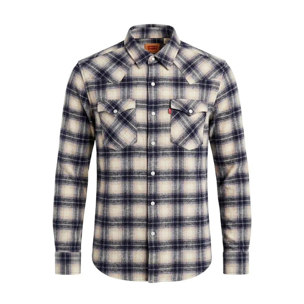Camisa levis original de franela estampado de cuadros, detalles varie…