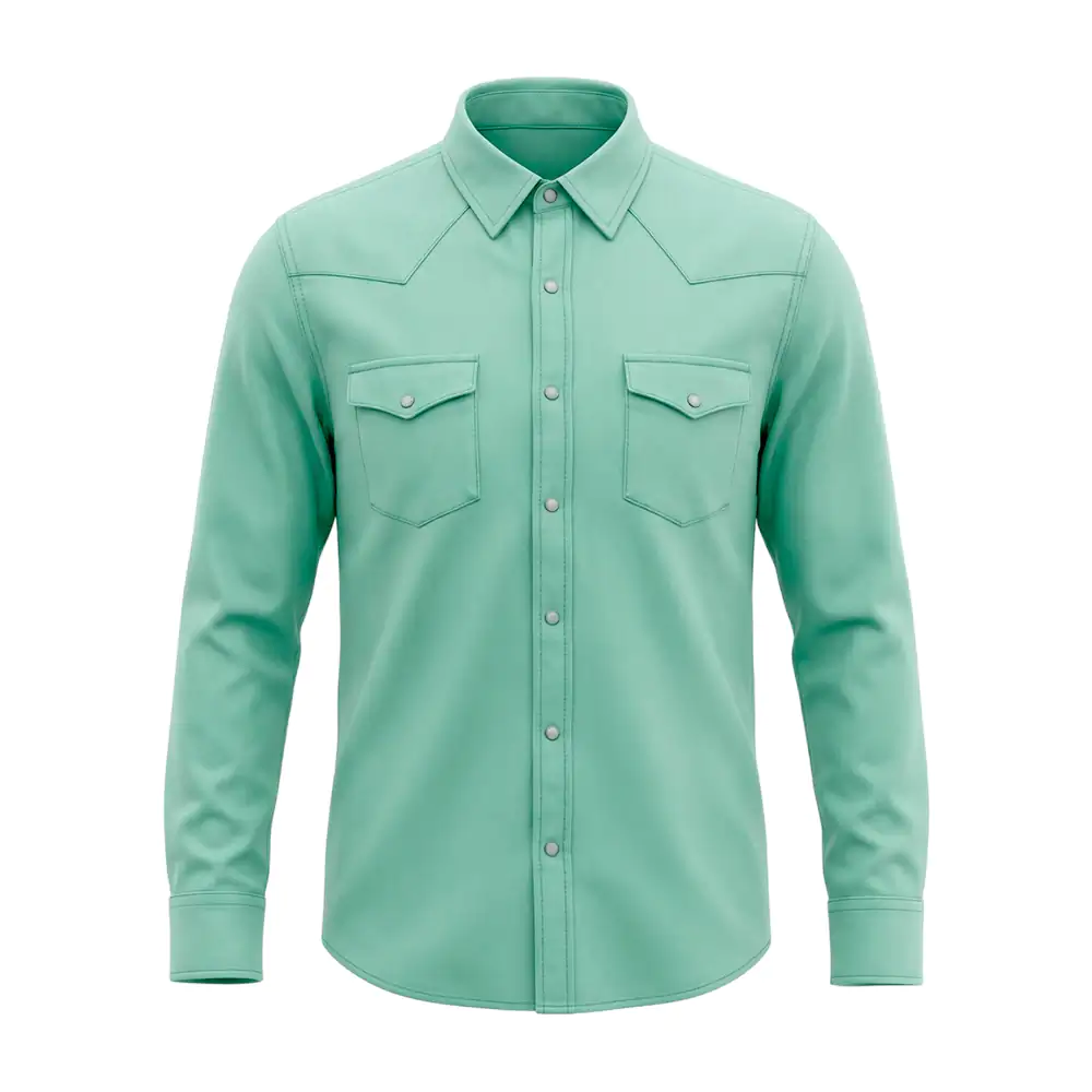 Camisa levis de vestir con detalles bordados y 2 bolsillos, variedad …