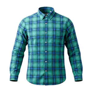 Camisa levis original de vestir, manga larga en tonos aqua + bolsillo…