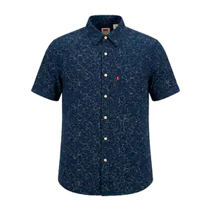 Camisa levis original de manga corta con estampado de flores, varieda…