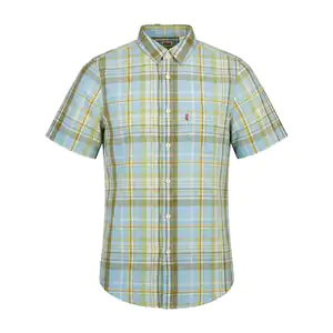 Camisa levis original casual de manga corta con estampado de rayas, v…