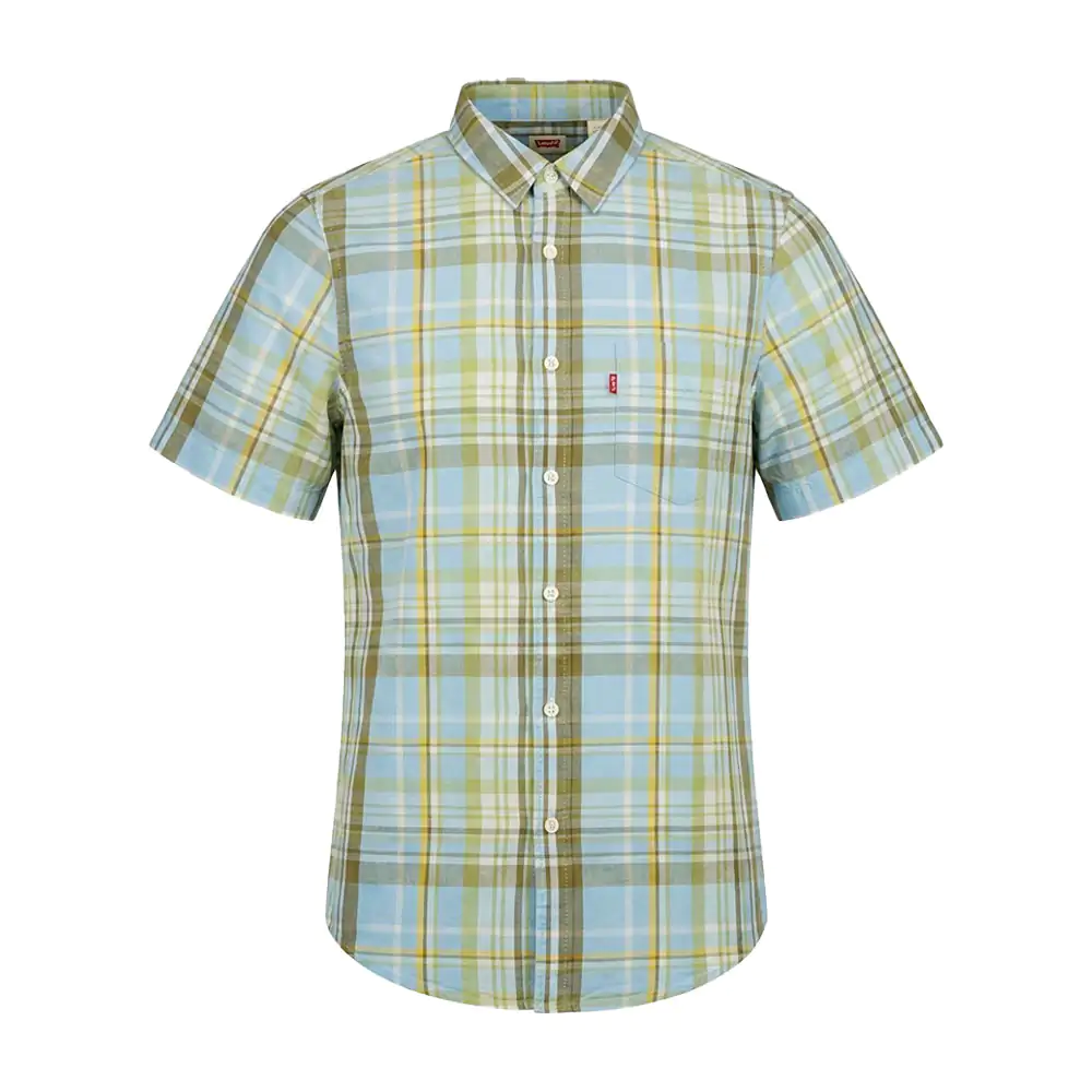 Camisa levis original casual de manga corta con estampado de rayas, v…