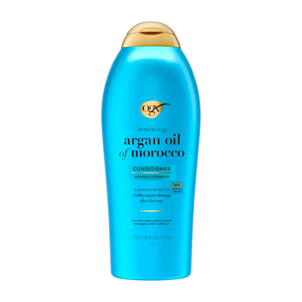 Acondicionador ogx de 750ml con extracto de argán para reparar el cab…