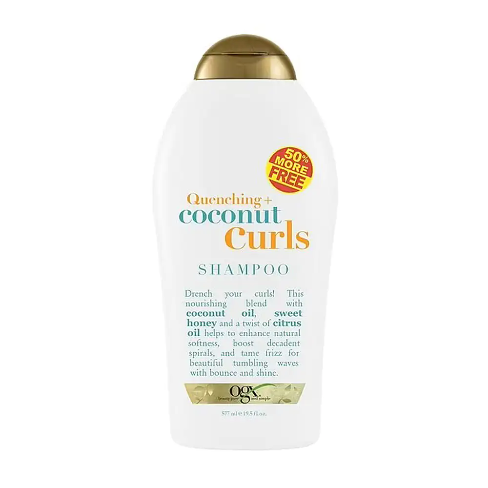 Shampoo ogx de 577ml con aceite de coco para cabello cuidado de cabel…
